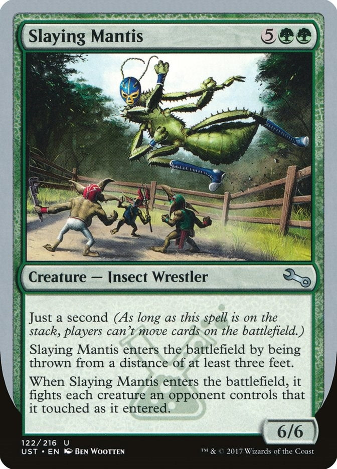 Image for Slaying Mantis (Unstable) (122) - Magic: The Gathering