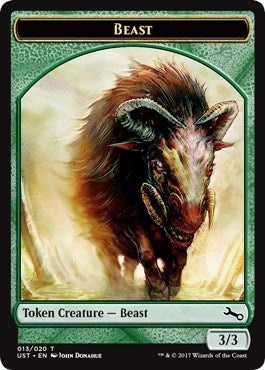 Image for Beast Token (Unstable) (13) - Magic: The Gathering