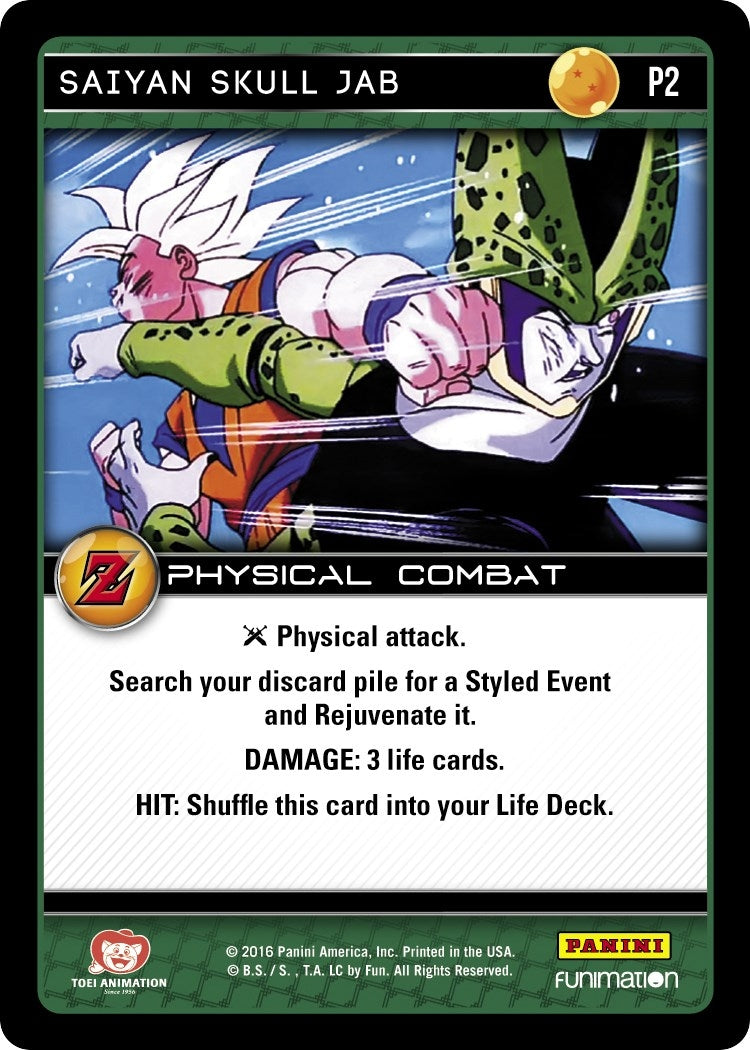 Image for Saiyan Skull Jab (Awakening) (Panini Promo Cards) (P2) - Dragon Ball Z TCG