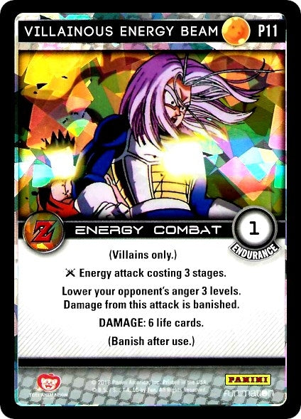 Image for Villainous Energy Beam (Awakening) (Panini Promo Cards) (P11) - Dragon Ball Z TCG