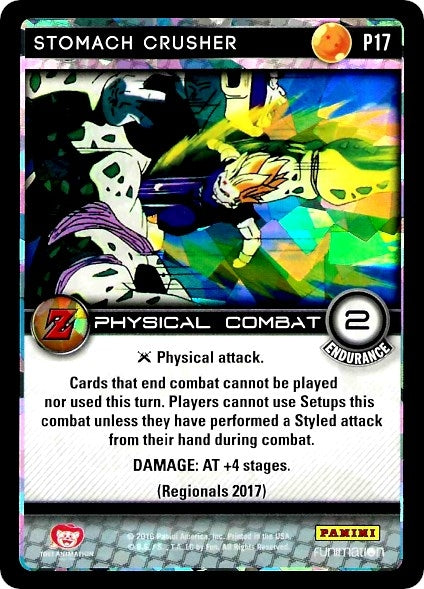 Image for Stomach Crusher (Awakening) (Panini Promo Cards) (P17) - Dragon Ball Z TCG