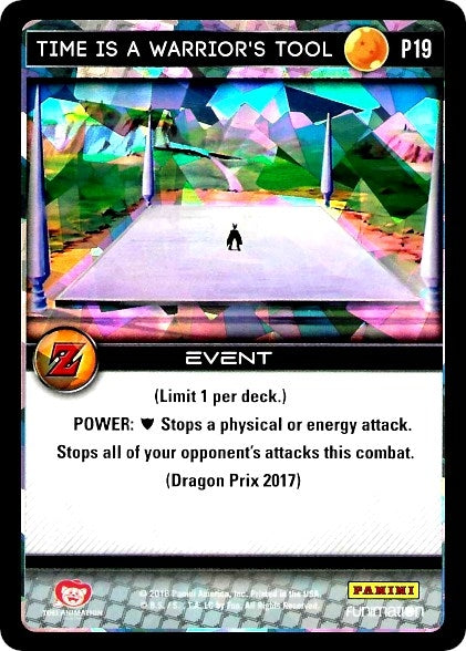 Image for Time is a Warrior's Tool (Awakening) (Panini Promo Cards) (P19) - Dragon Ball Z TCG