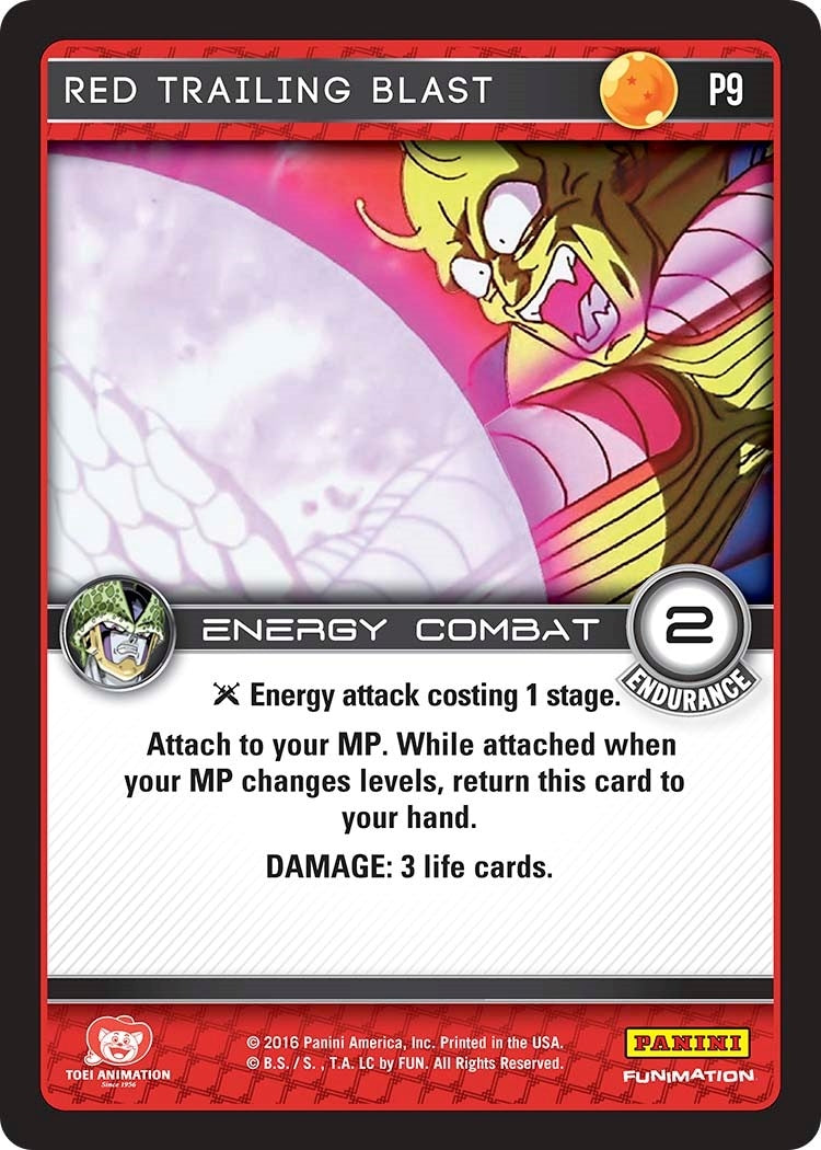 Image for Red Trailing Blast (Perfection) (Panini Promo Cards) (P9) - Dragon Ball Z TCG