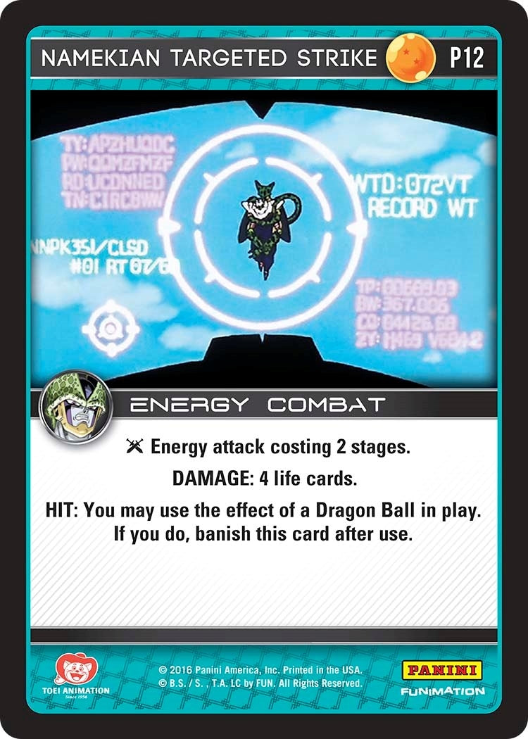 Image for Namekian Targeted Strike (Perfection) (Panini Promo Cards) (P12) - Dragon Ball Z TCG