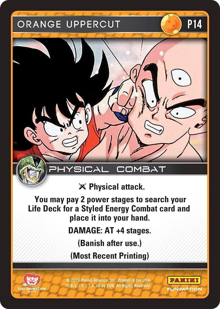 Image for Orange Uppercut (Perfection) (Panini Promo Cards) (P14) - Dragon Ball Z TCG