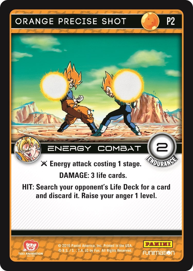 Image for Orange Precise Shot (Vengeance) (Panini Promo Cards) (P2) - Dragon Ball Z TCG