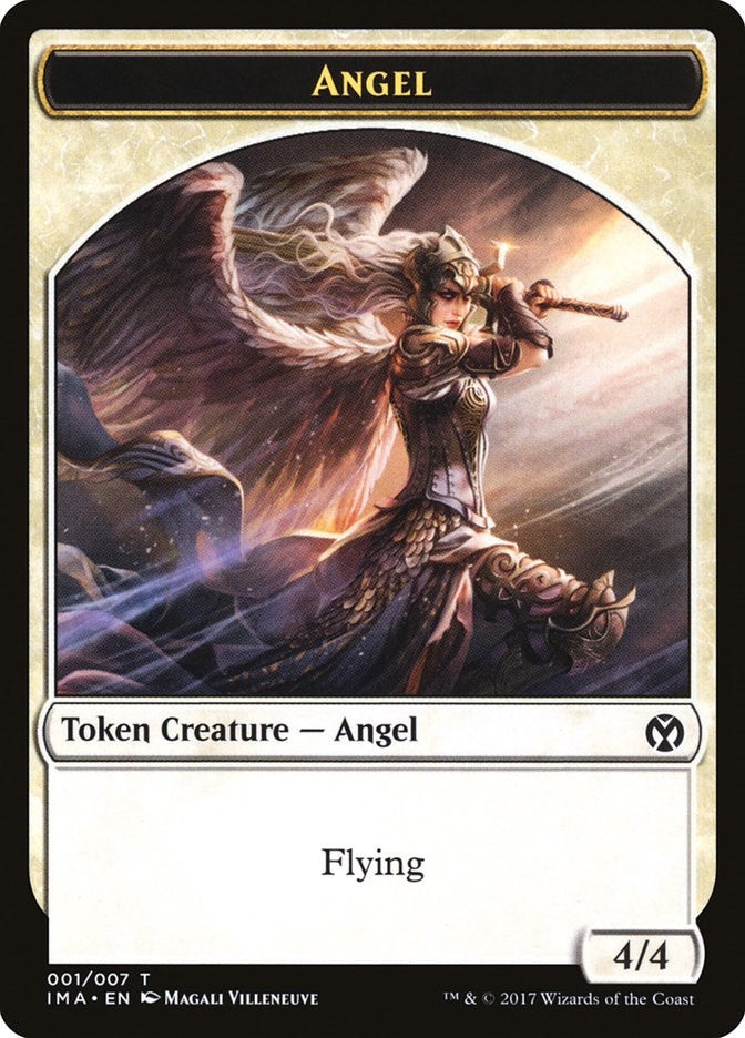 Image for Angel Token (001) (Iconic Masters) (1) - Magic: The Gathering