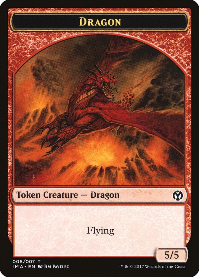 Image for Dragon Token (006) (Iconic Masters) (6) - Magic: The Gathering