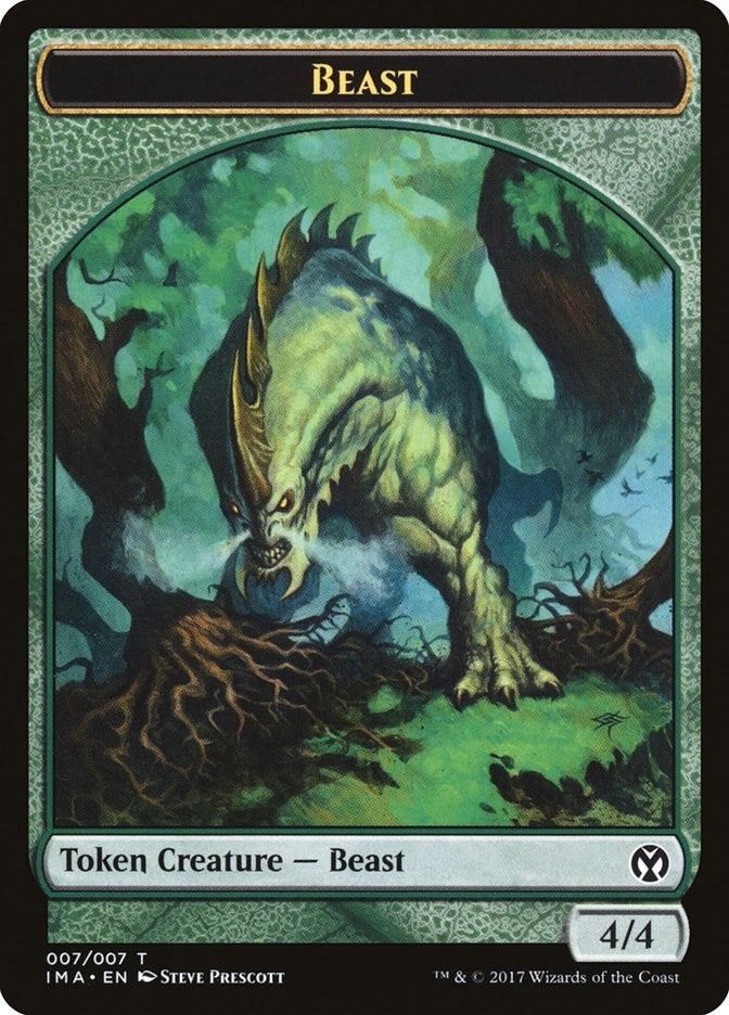 Image for Beast Token (007) (Iconic Masters) (7) - Magic: The Gathering