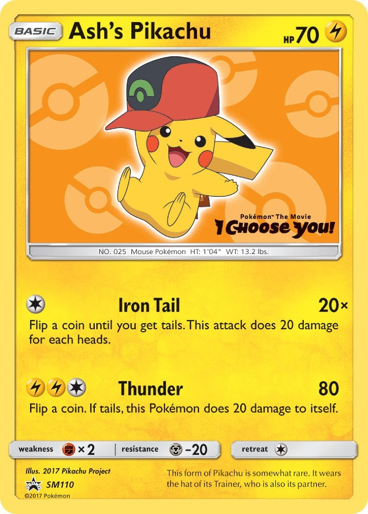 Image for Ash's Pikachu - SM110 (SM Promos) (SM110) - Pokemon