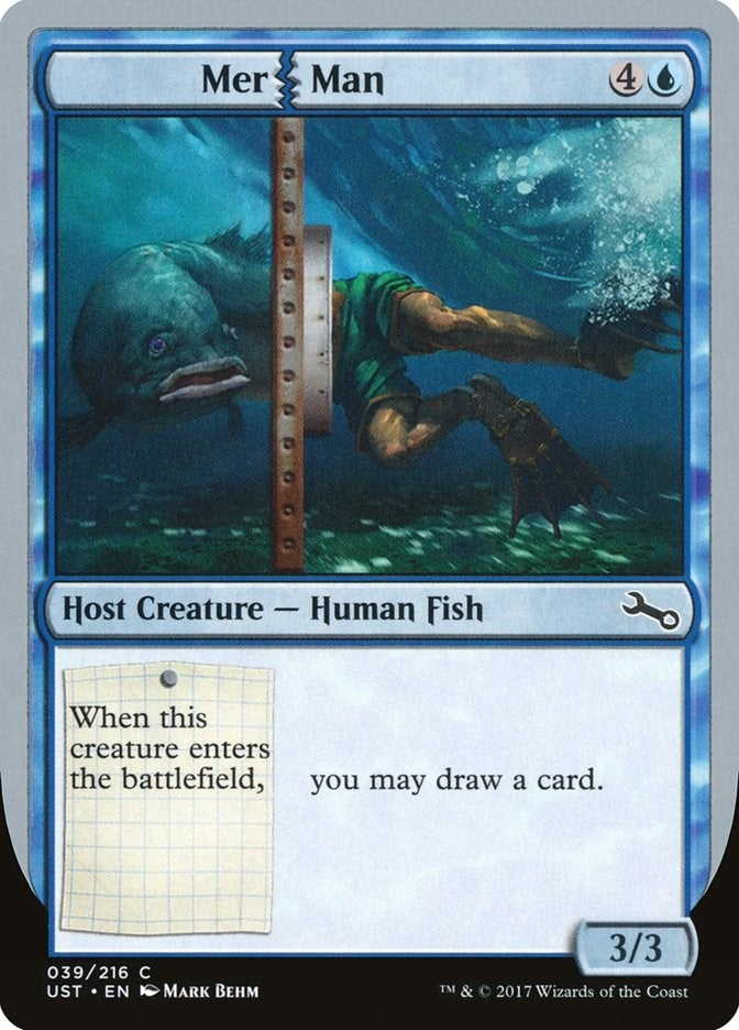 Image for Mer Man (Unstable) (39) - Magic: The Gathering