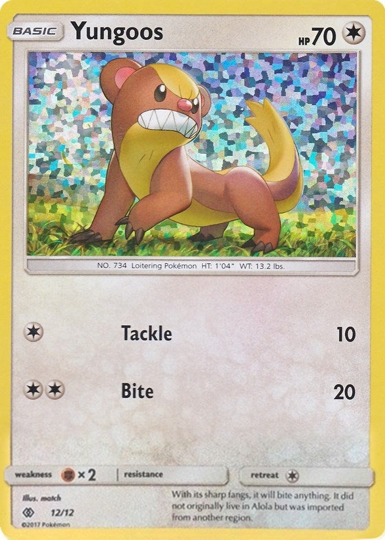 Image for Yungoos (McDonald's Promos 2017) (012/012) - Pokemon