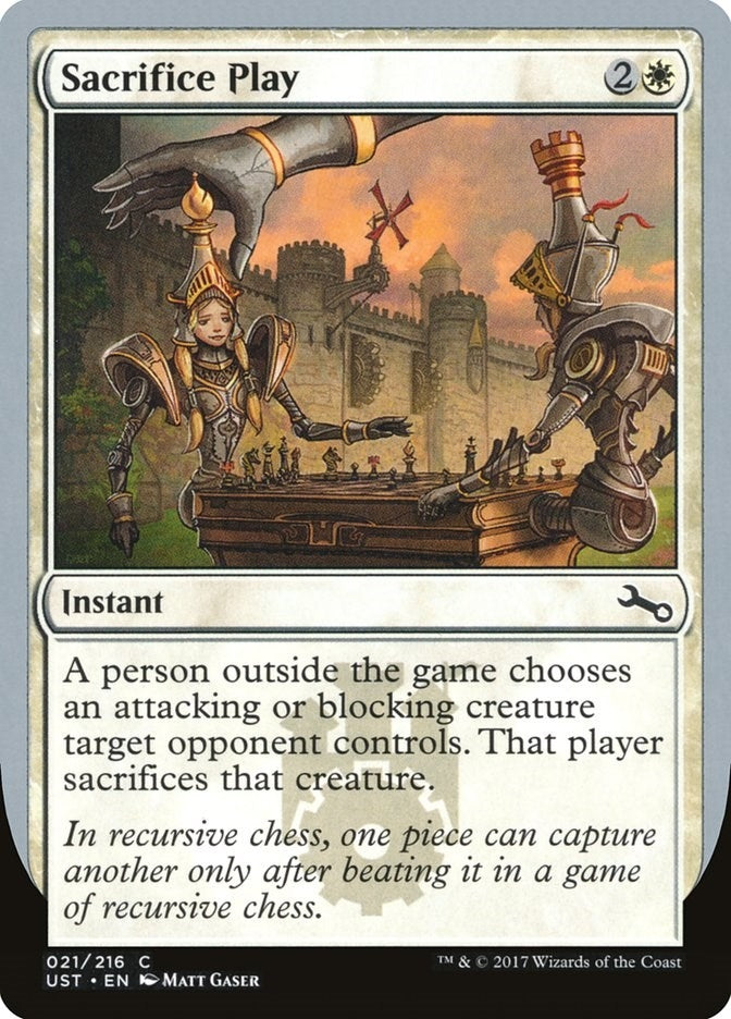 Image for Sacrifice Play (Unstable) (21) - Magic: The Gathering