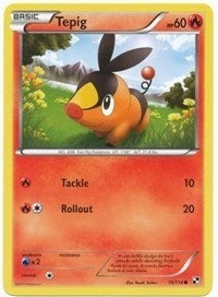 Image for Tepig 15/114 (Cosmos Holo) (League & Championship Cards) (015/114) - Pokemon