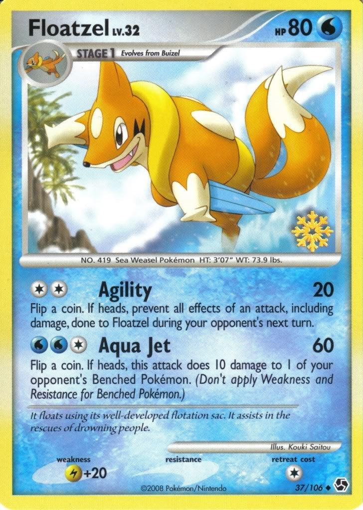 Image for Floatzel (Countdown Calendar Promos) (037/106) - Pokemon