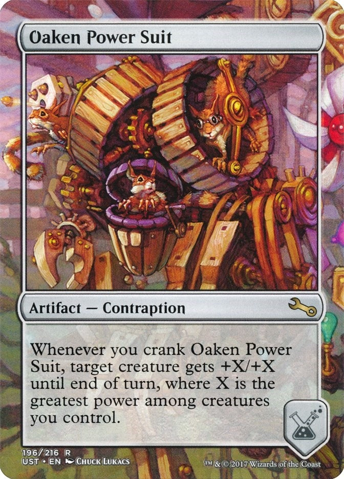 Image for Oaken Power Suit (Unstable) (196) - Magic: The Gathering