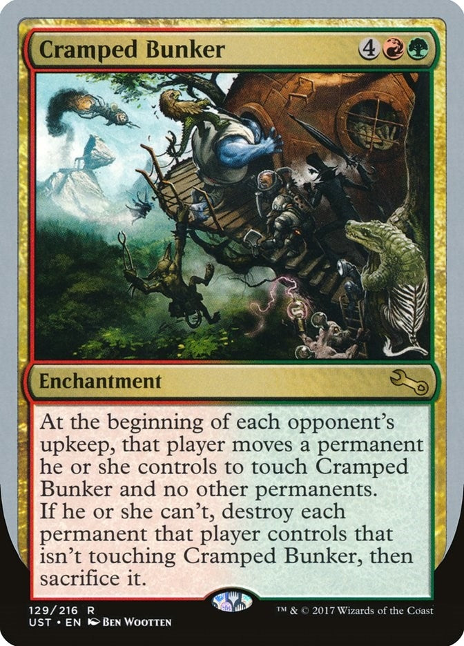 Image for Cramped Bunker (Unstable) (129) - Magic: The Gathering