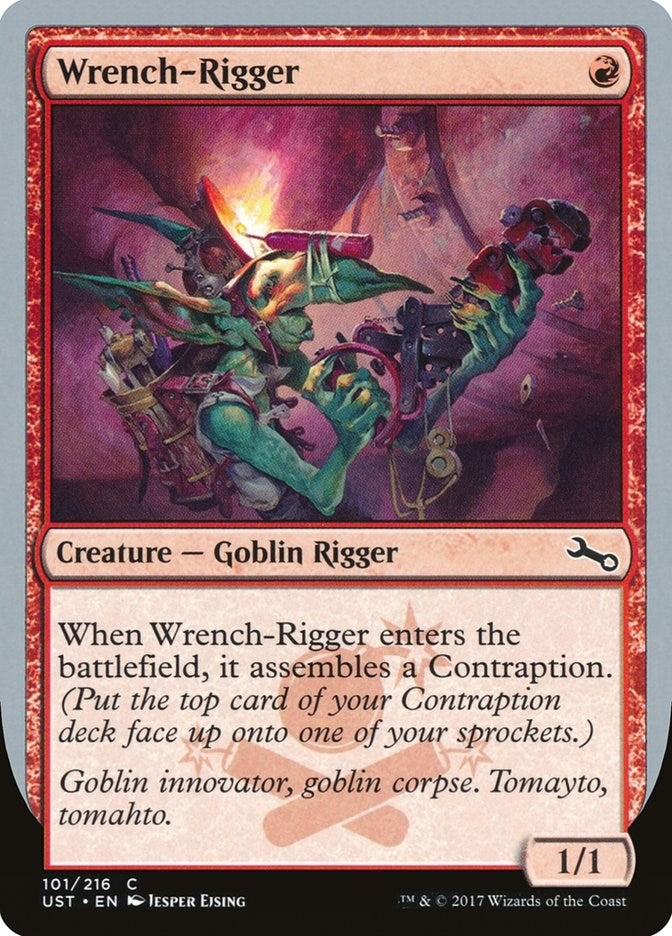 Image for Wrench-Rigger (Unstable) (101) - Magic: The Gathering