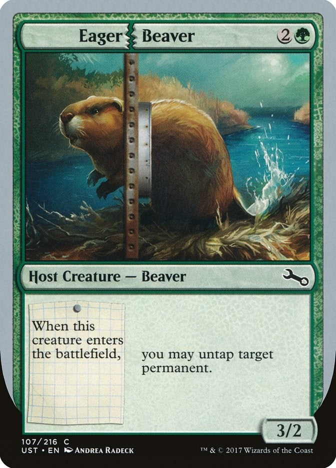 Image for Eager Beaver (Unstable) (107) - Magic: The Gathering