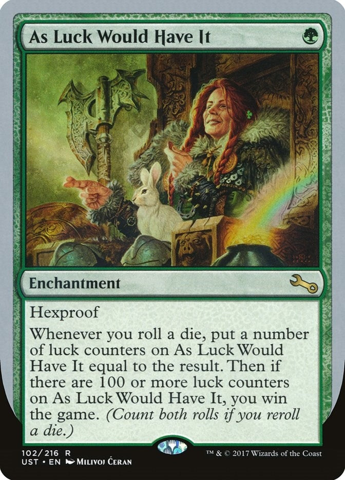 Image for As Luck Would Have It (Unstable) (102) - Magic: The Gathering
