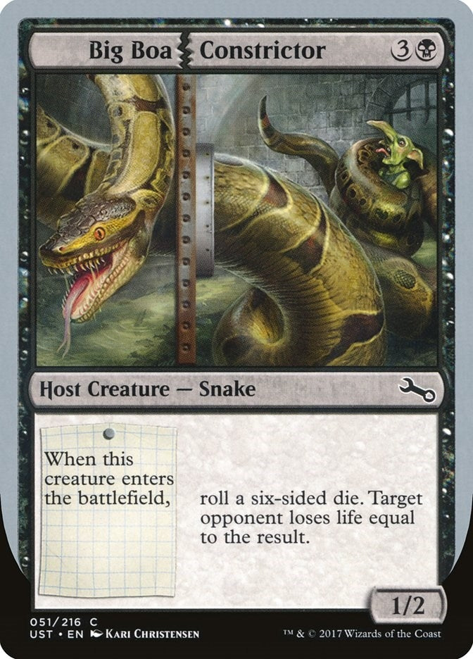 Image for Big Boa Constrictor (Unstable) (51) - Magic: The Gathering