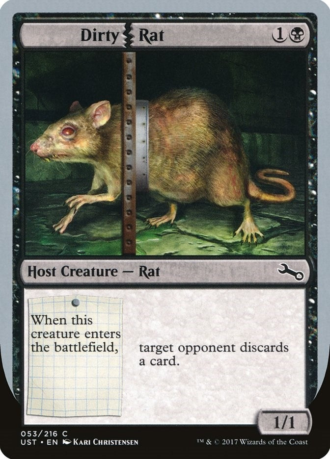 Image for Dirty Rat (Unstable) (53) - Magic: The Gathering