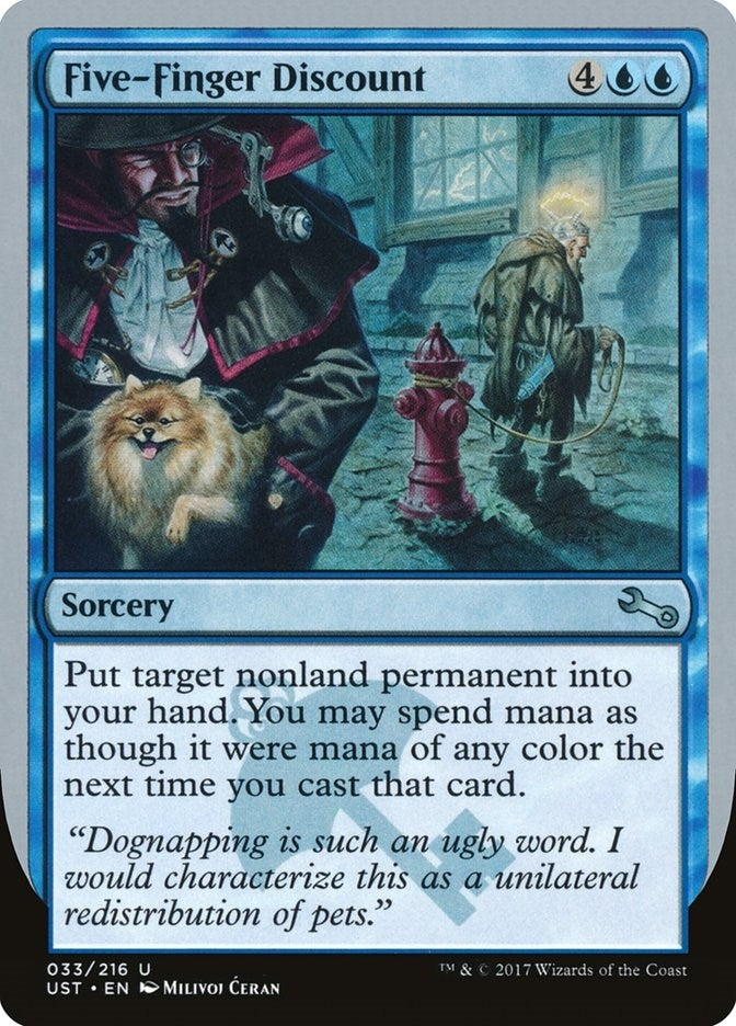 Image for Five-Finger Discount (Unstable) (33) - Magic: The Gathering