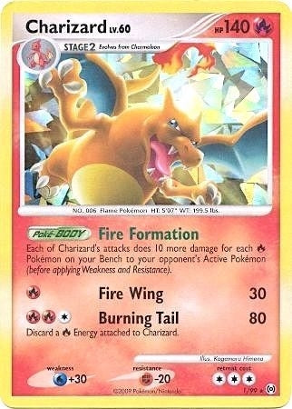 Image for Charizard - 1/99 (Cracked Ice Holo) (Miscellaneous Cards & Products) (001/099) - Pokemon