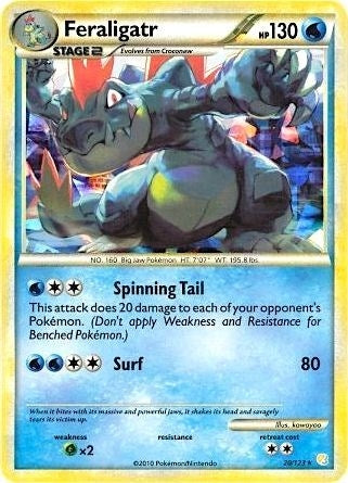 Image for Feraligatr - 20/123 (Cracked Ice Holo) (Deck Exclusives) (020/123) - Pokemon