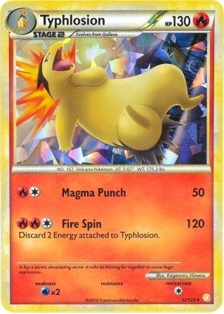 Image for Typhlosion - 32/123 (Cracked Ice Holo) (Deck Exclusives) (032/123) - Pokemon
