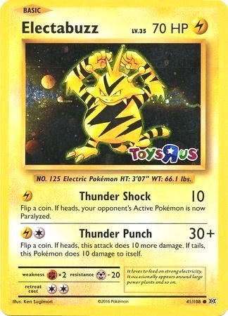 Image for Electabuzz - 41/108 (Toys R Us Promo) (Miscellaneous Cards & Products) (041/108) - Pokemon