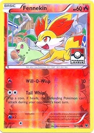 Image for Fennekin - 10/124 (Pokemon League) (League & Championship Cards) (010/124) - Pokemon