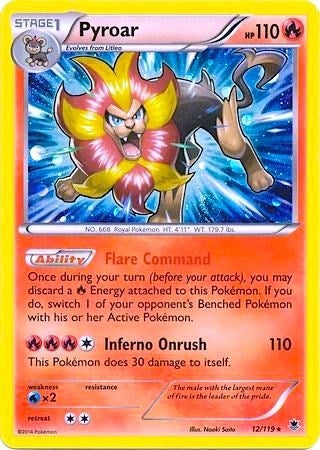 Image for Pyroar - 12/119 (Cosmos Holo) (Blister Exclusives) (012/119) - Pokemon
