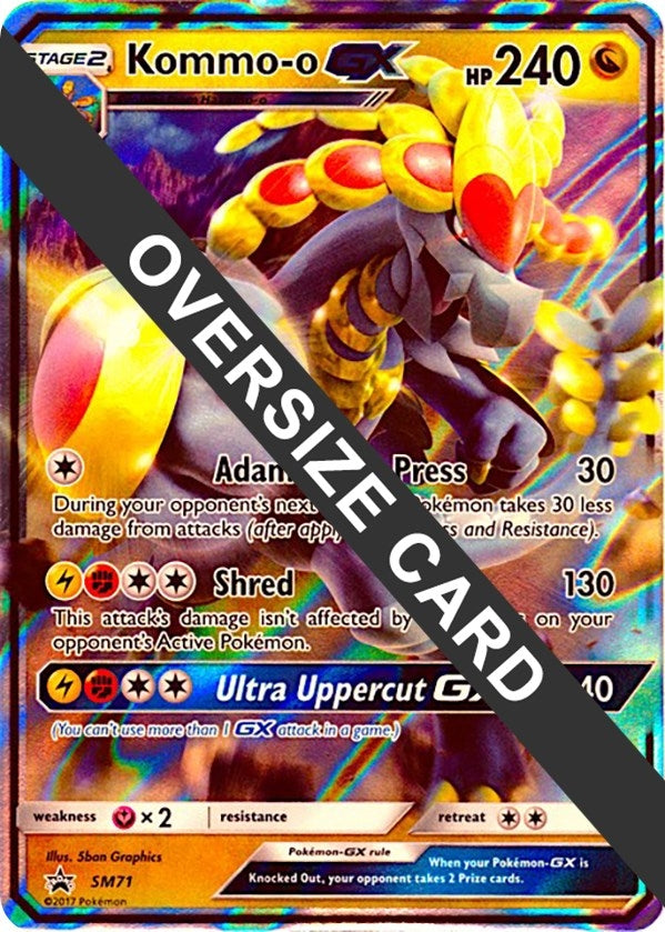 Image for Kommo-o GX - SM71 (SM Black Star Promo) (Jumbo Cards) (SM71) - Pokemon