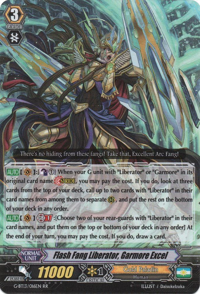 Image for Flash Fang Liberator, Garmore Excel (G-BT13: Ultimate Stride) (G-BT13/016EN) - Cardfight Vanguard