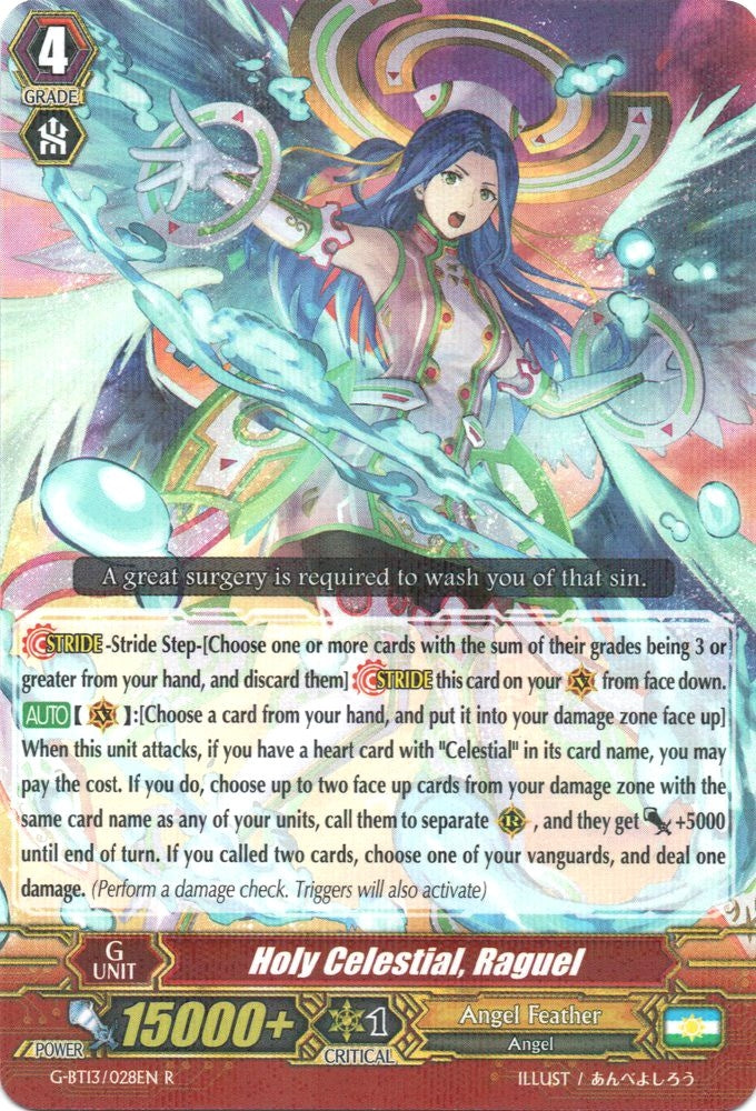 Image for Holy Celestial, Raguel (G-BT13: Ultimate Stride) (G-BT13/028EN) - Cardfight Vanguard