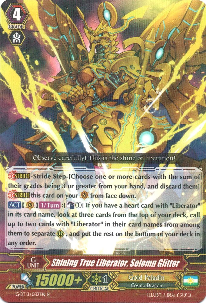 Image for Shining True Liberator, Solemn Glitter (G-BT13: Ultimate Stride) (G-BT13/033EN) - Cardfight Vanguard