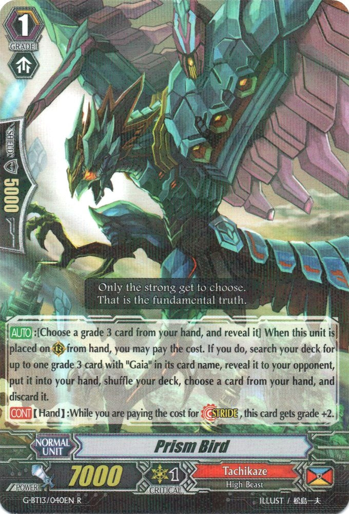 Image for Prism Bird (G-BT13: Ultimate Stride) (G-BT13/040EN) - Cardfight Vanguard