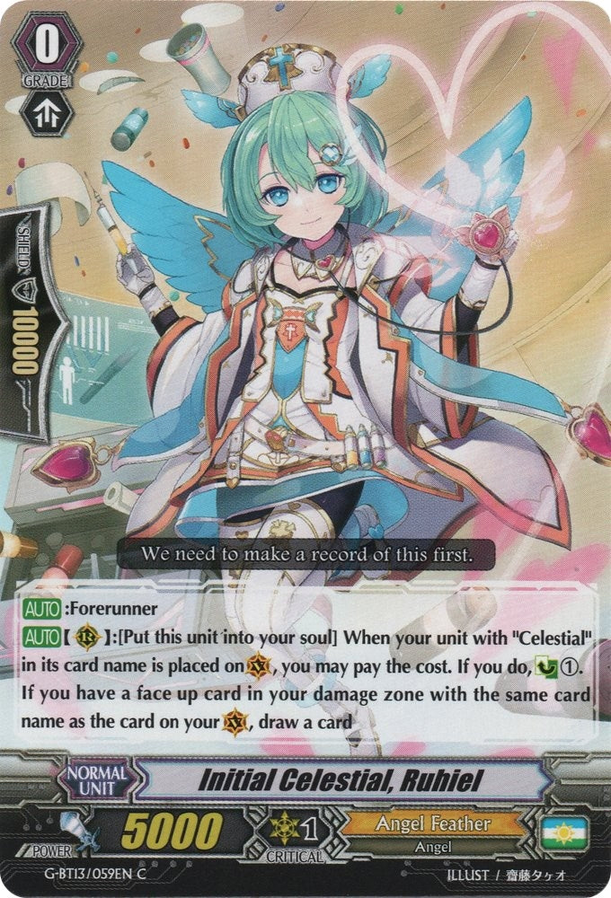 Image for Initial Celestial, Ruhiel (G-BT13: Ultimate Stride) (G-BT13/059EN) - Cardfight Vanguard