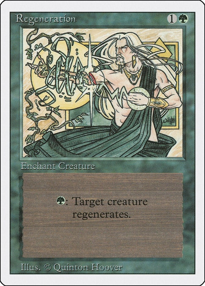 Image for Regeneration (Revised Edition) - Magic: The Gathering