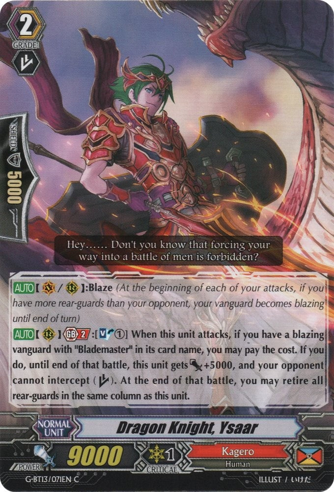 Image for Dragon Knight, Ysaar (G-BT13: Ultimate Stride) (G-BT13/071EN) - Cardfight Vanguard