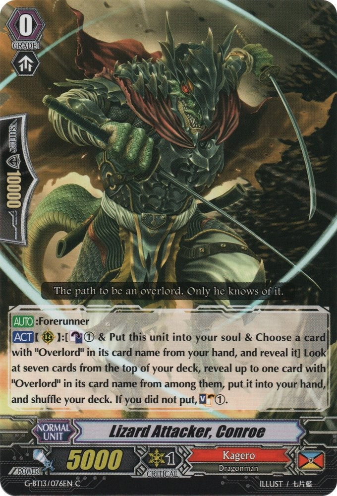 Image for Lizard Attacker, Conroe (G-BT13: Ultimate Stride) (G-BT13/076EN) - Cardfight Vanguard