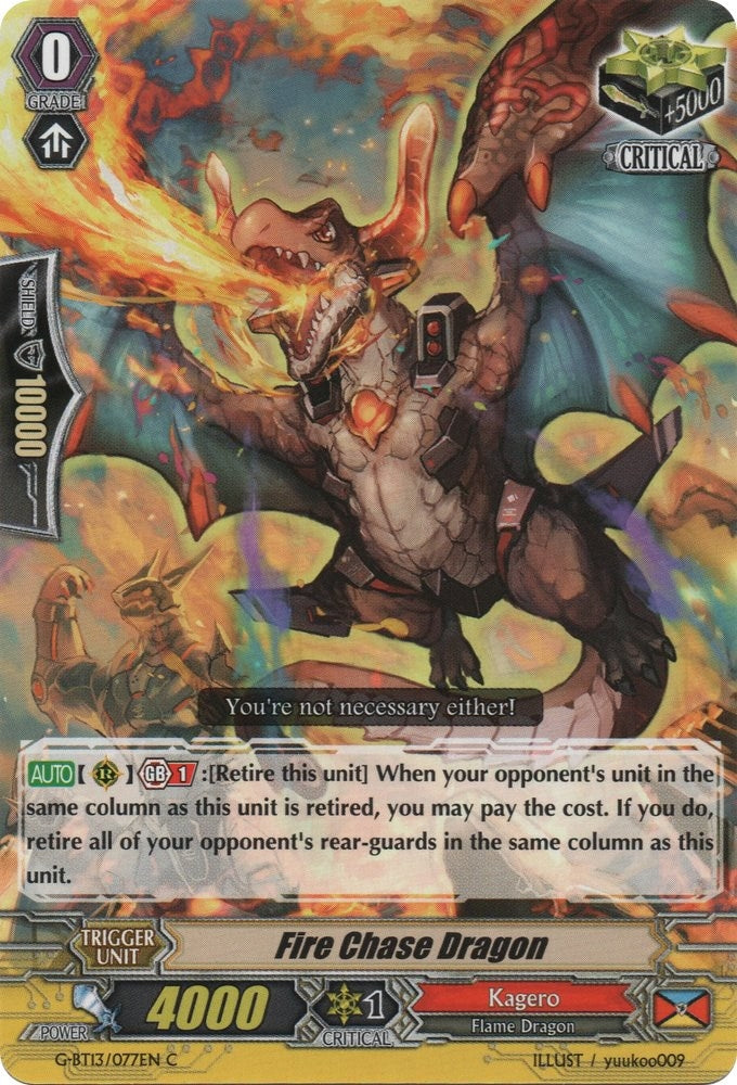Image for Fire Chase Dragon (G-BT13: Ultimate Stride) (G-BT13/077EN) - Cardfight Vanguard