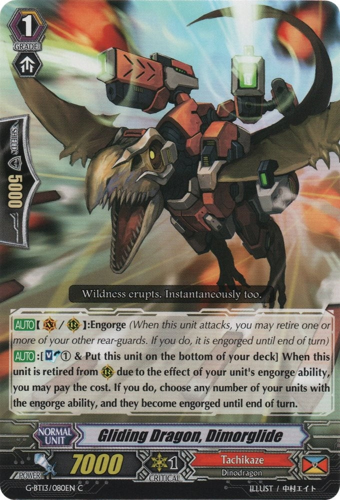 Image for Gliding Dragon, Dimorglide (G-BT13: Ultimate Stride) (G-BT13/080EN) - Cardfight Vanguard