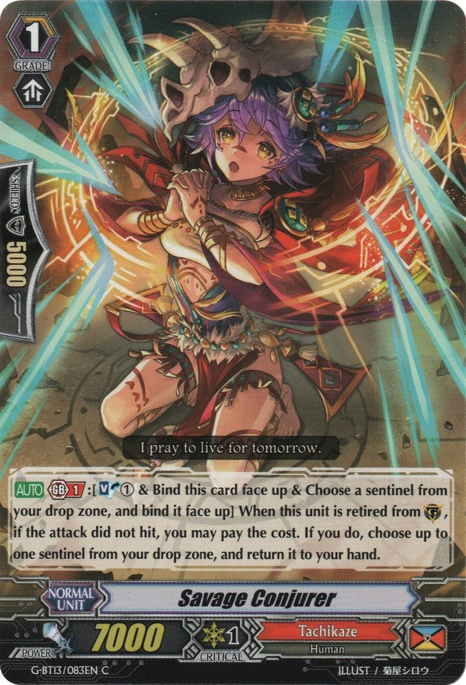 Image for Savage Conjuror (G-BT13: Ultimate Stride) (G-BT13/083EN) - Cardfight Vanguard