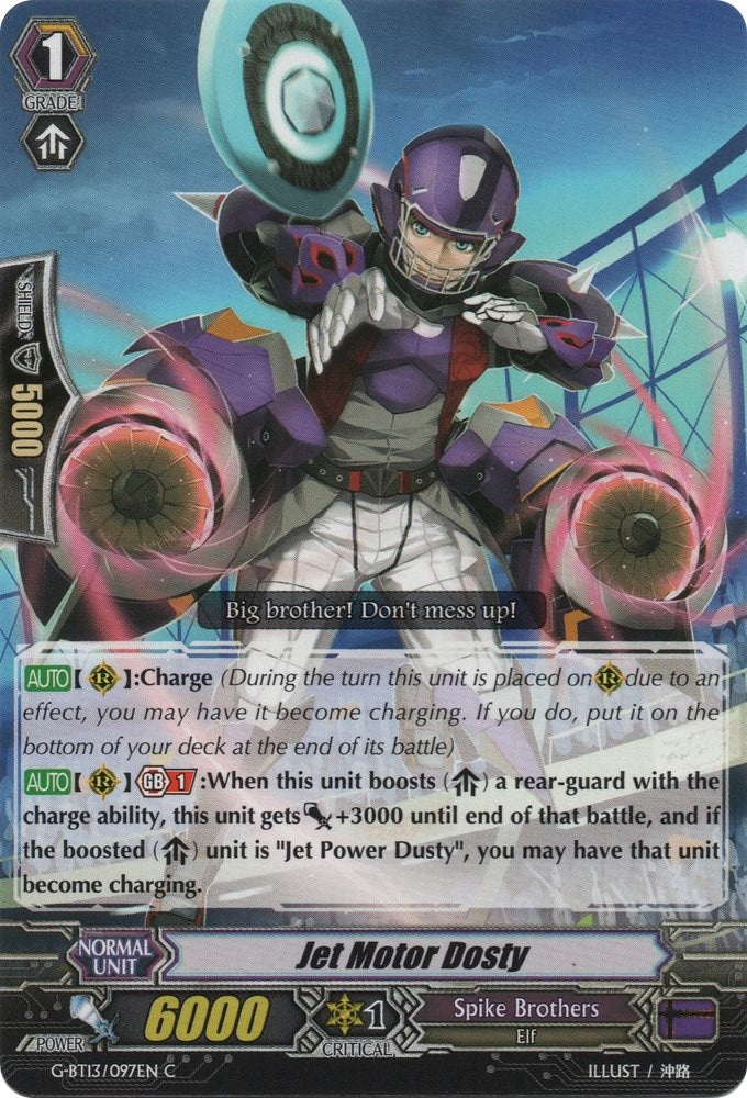 Image for Jet Motor Dosty (G-BT13: Ultimate Stride) (G-BT13/097EN) - Cardfight Vanguard