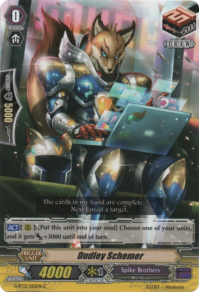 Image for Dudley Schemer (G-BT13: Ultimate Stride) (G-BT13/100EN) - Cardfight Vanguard