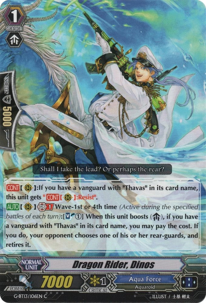 Image for Dragon Rider, Dinos (G-BT13: Ultimate Stride) (G-BT13/106EN) - Cardfight Vanguard