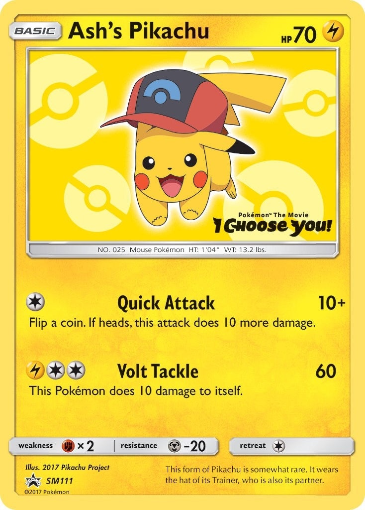 Image for Ash's Pikachu - SM111 (SM Promos) (SM111) - Pokemon