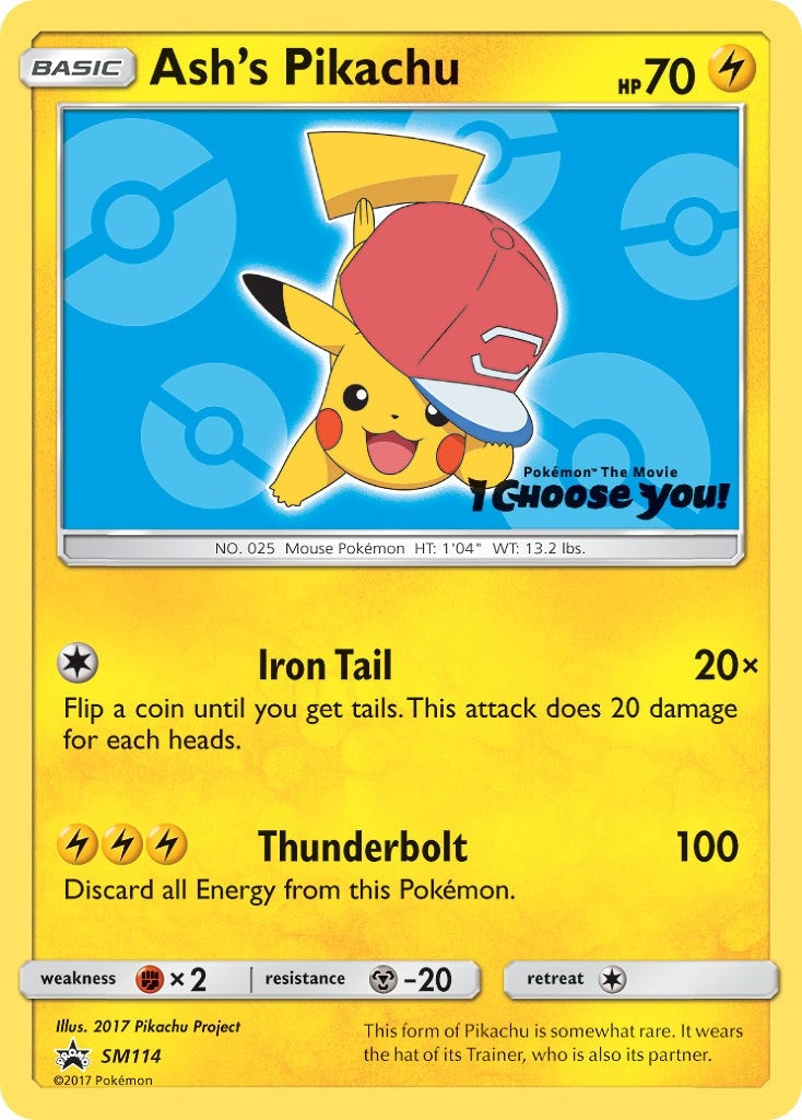 Image for Ash's Pikachu - SM114 (SM Promos) (SM114) - Pokemon
